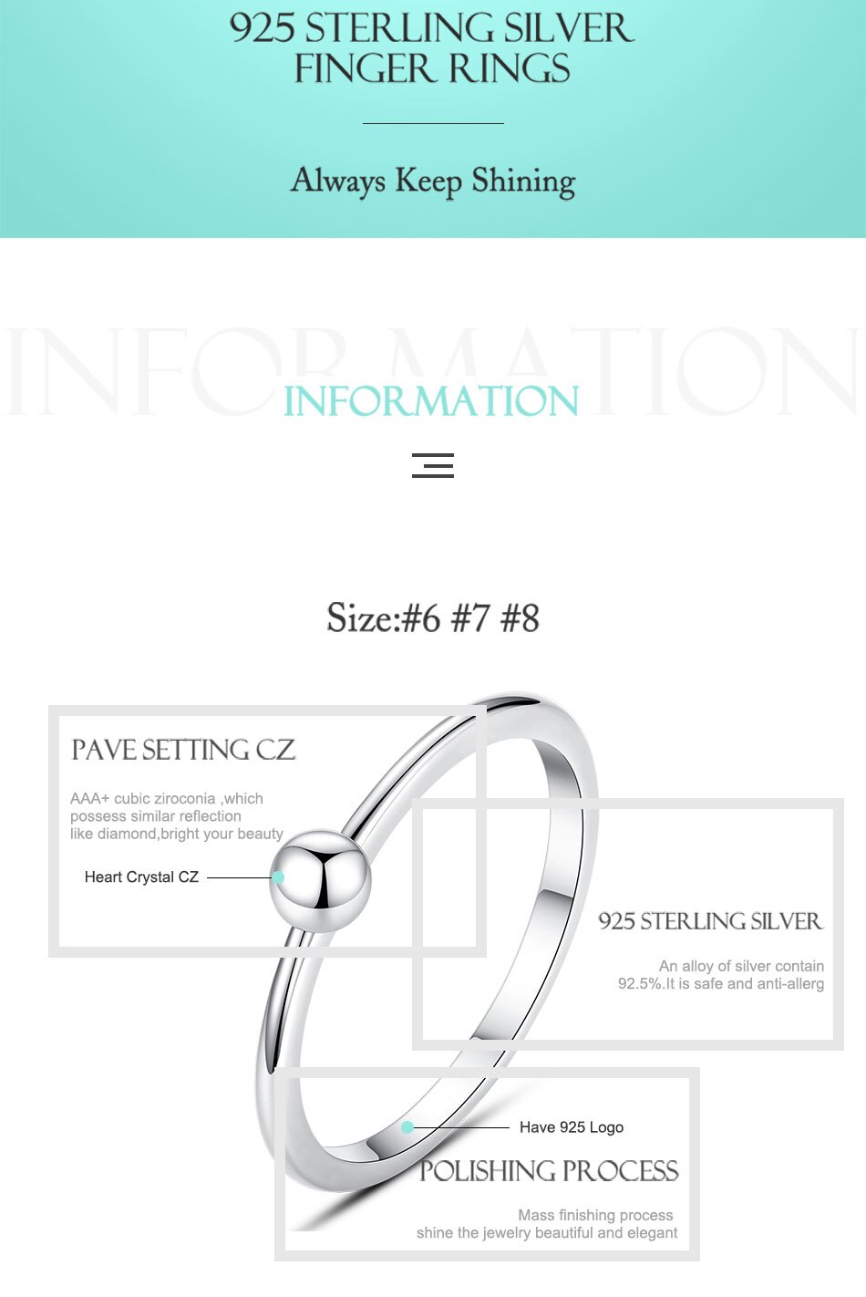 Victoriasvogue Authentic 925 Sterling Silver Beaded Ring Simple Ball Finger Ring for Women Wedding Engagement Jewelry Christmas Gift Victoriasvogue Authentic 925 Sterling Silver Beaded Ring Simple Ball Finger Ring for Women Wedding Engagement Jewelry Christmas Gift