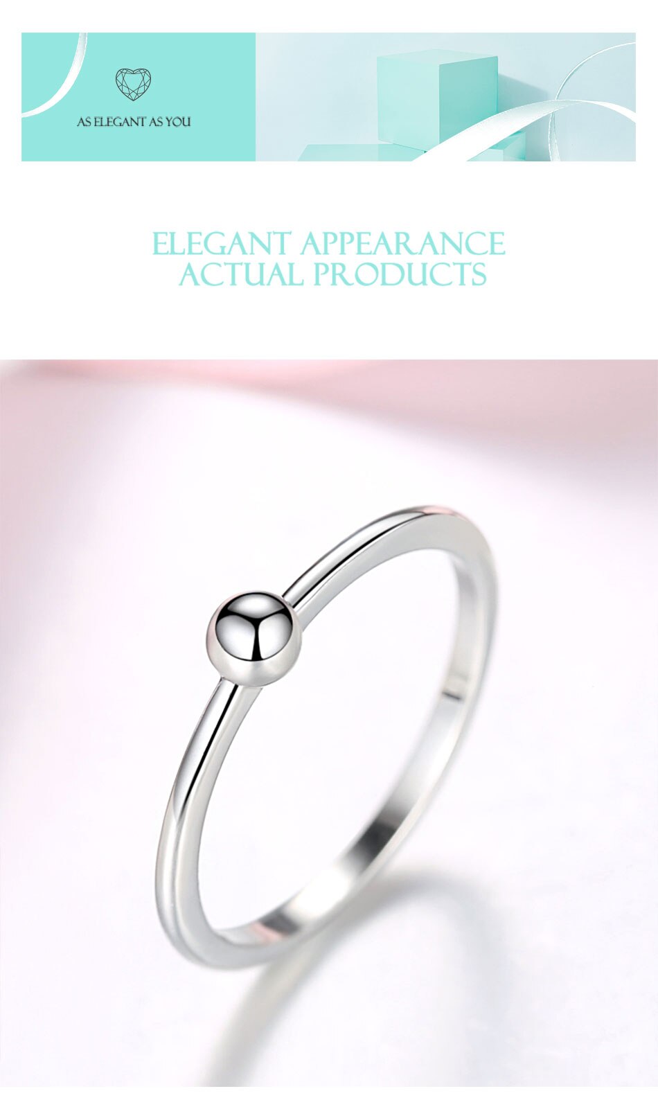 Victoriasvogue Authentic 925 Sterling Silver Beaded Ring Simple Ball Finger Ring for Women Wedding Engagement Jewelry Christmas Gift Victoriasvogue Authentic 925 Sterling Silver Beaded Ring Simple Ball Finger Ring for Women Wedding Engagement Jewelry Christmas Gift