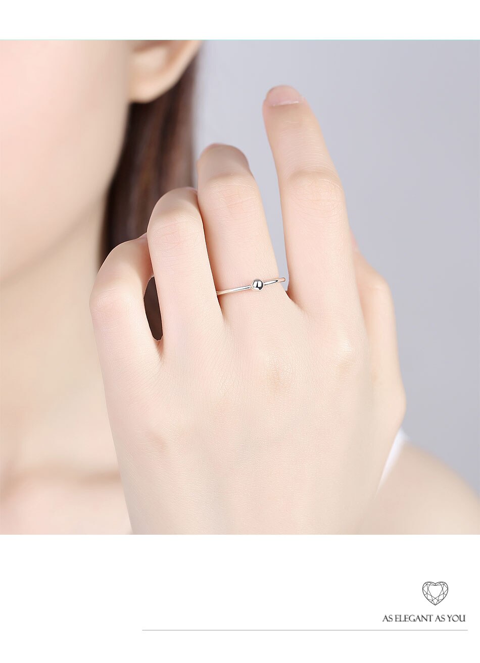 Victoriasvogue Authentic 925 Sterling Silver Beaded Ring Simple Ball Finger Ring for Women Wedding Engagement Jewelry Christmas Gift Victoriasvogue Authentic 925 Sterling Silver Beaded Ring Simple Ball Finger Ring for Women Wedding Engagement Jewelry Christmas Gift