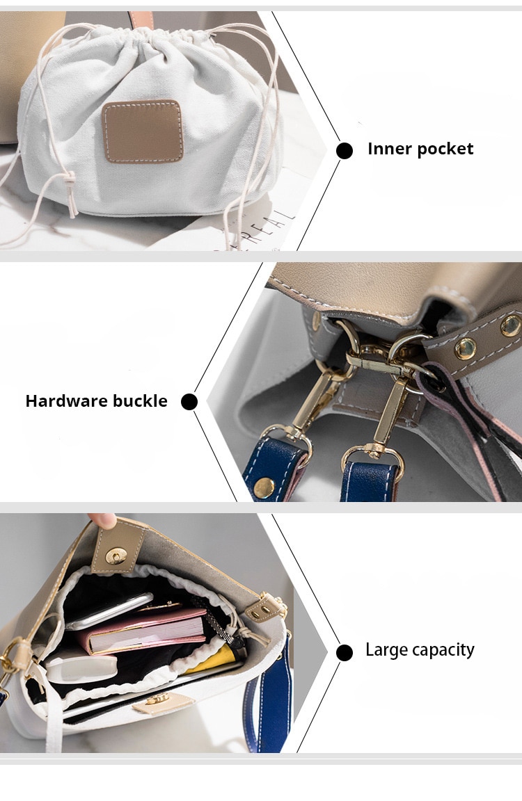 Victoria's Vogue 2021 Fashion Women Bag Summer Bucket Bag Women PU Leather Shoulder Bags Brand Designer Ladies Crossbody Messenger Bags Totes Sac