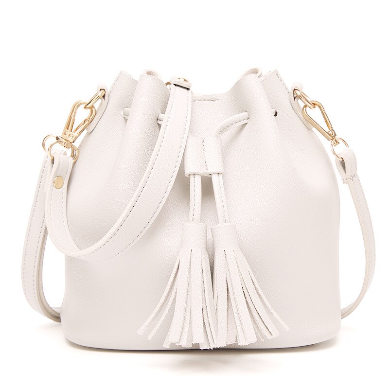 Victoria's Vogue Fashion Bucket Shoulder Bags For Women 2021 Drawstring Crossbody Bag Female Messenger Bags Ladies PU Leather Handbag Sac Femme