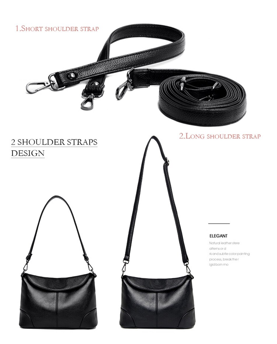 Victoria's Vogue Crossbody Bags For Women Leather Shoulder Bag Designer Brand Luxury Women Bag 2021 Messenger Handbag Small Black Bag sac a main Soft Leather Crossbody Bags for Women 2020 Luxury Handb