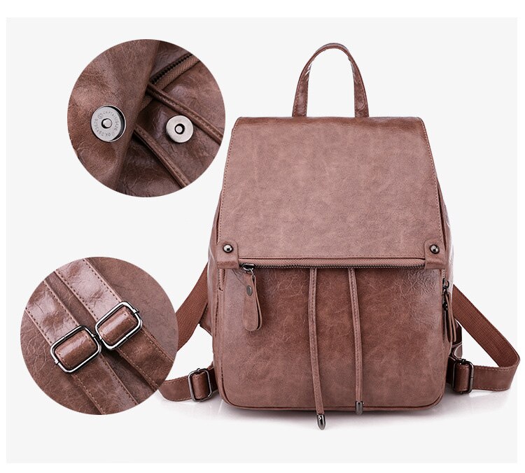 Victoria's Vogue Crossbody Bags For Women Leather Shoulder Bag Designer Brand Luxury Women Bag 2021 Messenger Handbag Small Black Bag sac a main Women Backpack Fashion Preppy Style School Backpack PU