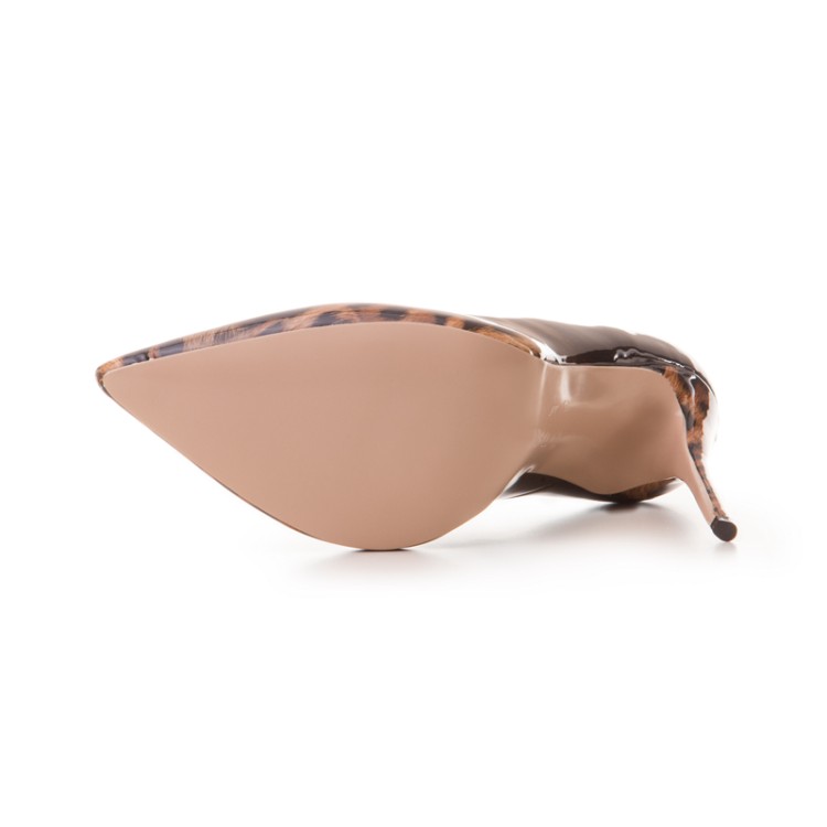 Victoria's Vogue European fashion leopard high heels pointed stiletto high heel leopard print heel height 7.8.9.10.11.12 cm banquet shoes  shoes