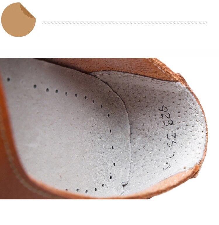 Victoria's Vogue Genuine Leather Summer Women Flats Shoes 2021 Casual Shoes Breathable Ladies Loafers party Platform Women's Footwear