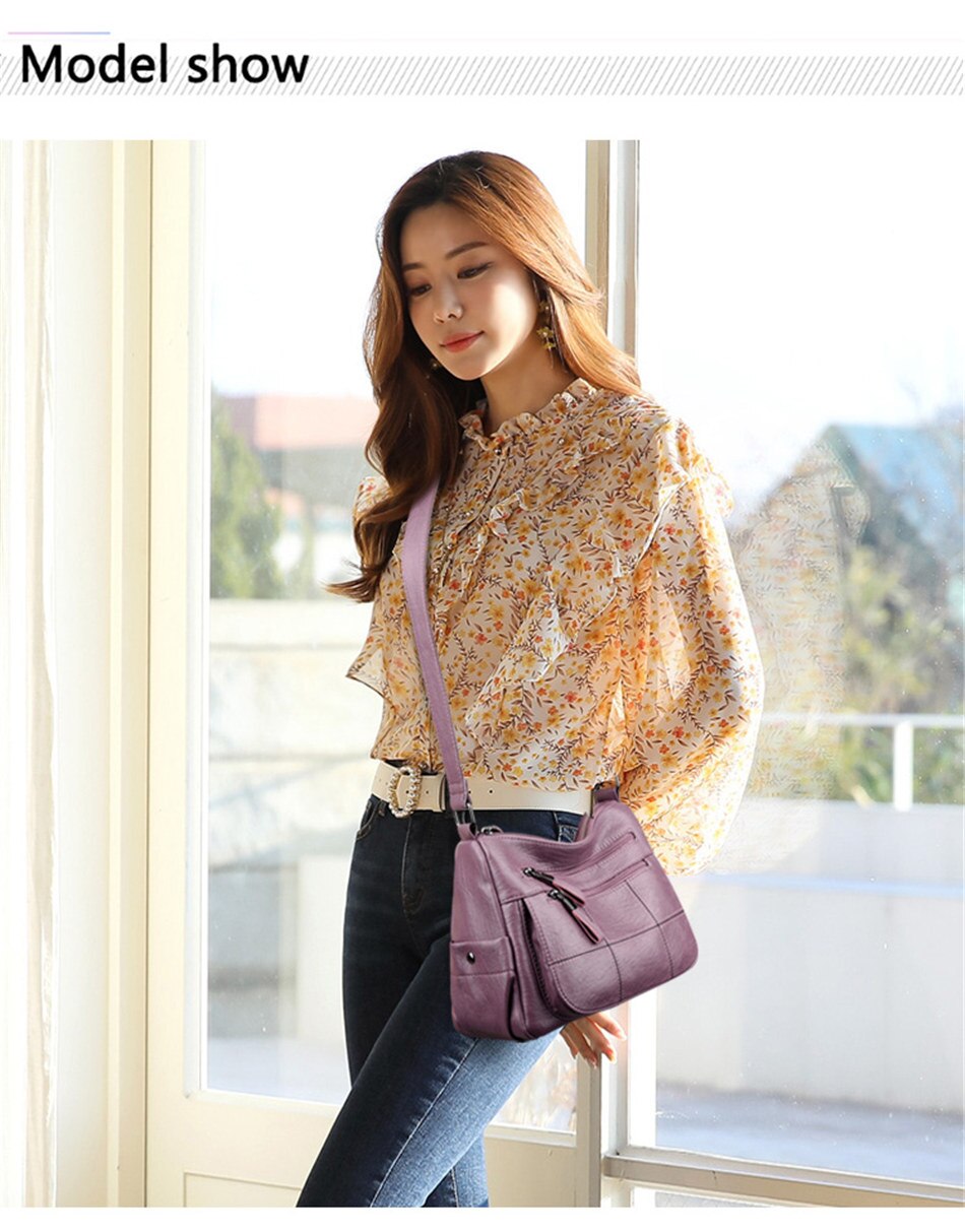 Victoria's Vogue High Quality Leather Luxury Handbags Women Bags Designer Shoulder Crossbody Bags for Women 2021 New Bolsa Feminina Sac A Main