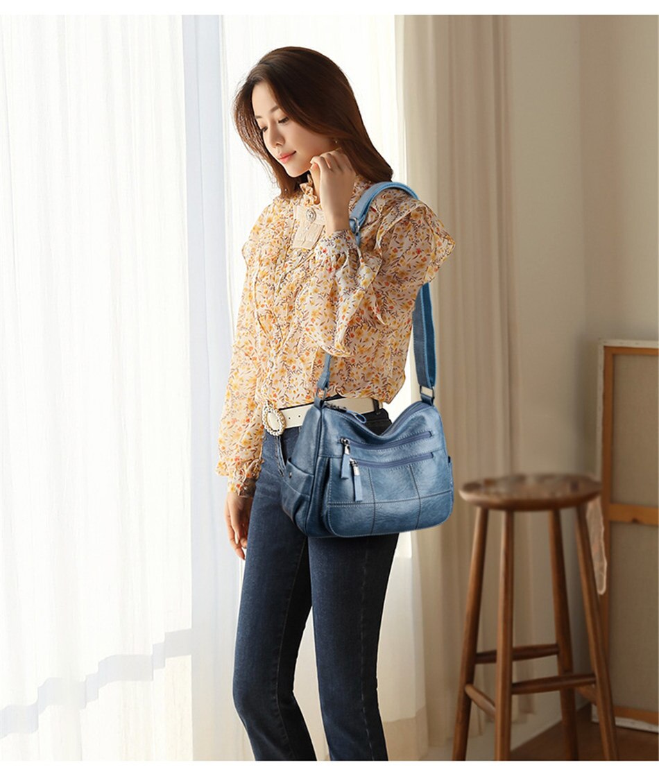 Victoria's Vogue High Quality Leather Luxury Handbags Women Bags Designer Shoulder Crossbody Bags for Women 2021 New Bolsa Feminina Sac A Main