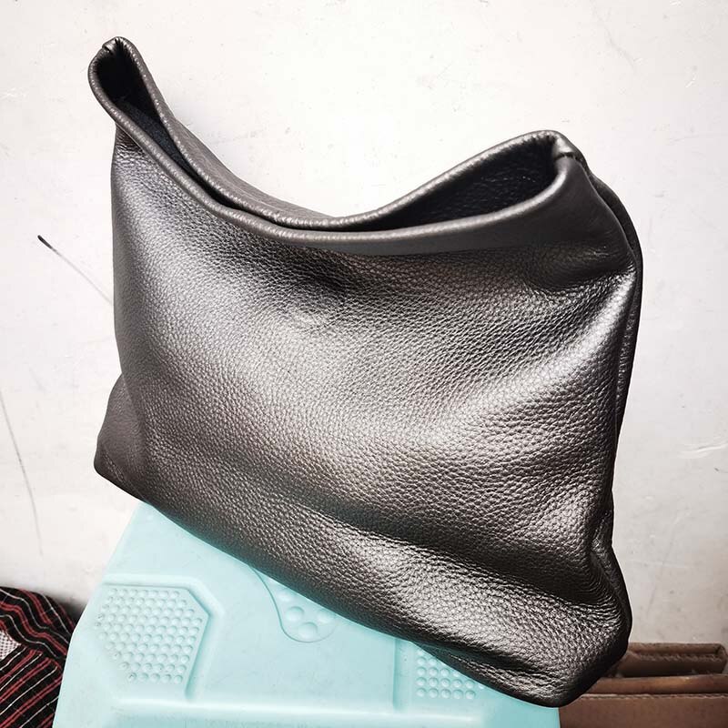 Victoria's Vogue New Euro Design Crimping Handbags Hot Office Mobile Phone Pockets Women's Handbag High Quality Portable Genuine Leather Handbags