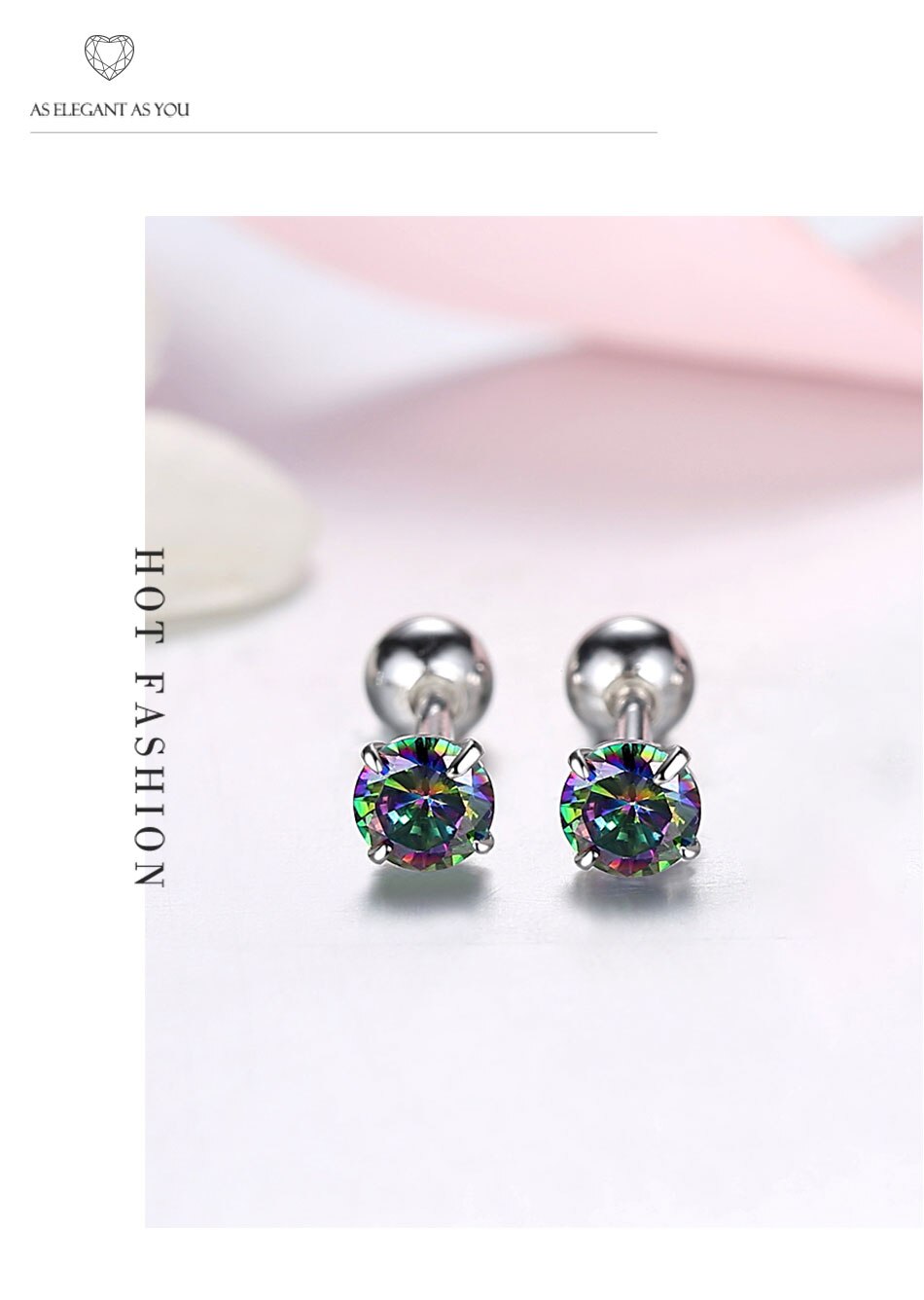 Victoriasvogue 925 Sterling Silver Simple Stud Earrings Crystal Cubic Zirconia Round Ball Geometric Earrings Women Wedding Jewelry Victoriasvogue 925 Sterling Silver Simple Stud Earrings Crystal Cubic Zirconia Round Ball Geometric Earrings Women Wedding Jewelry