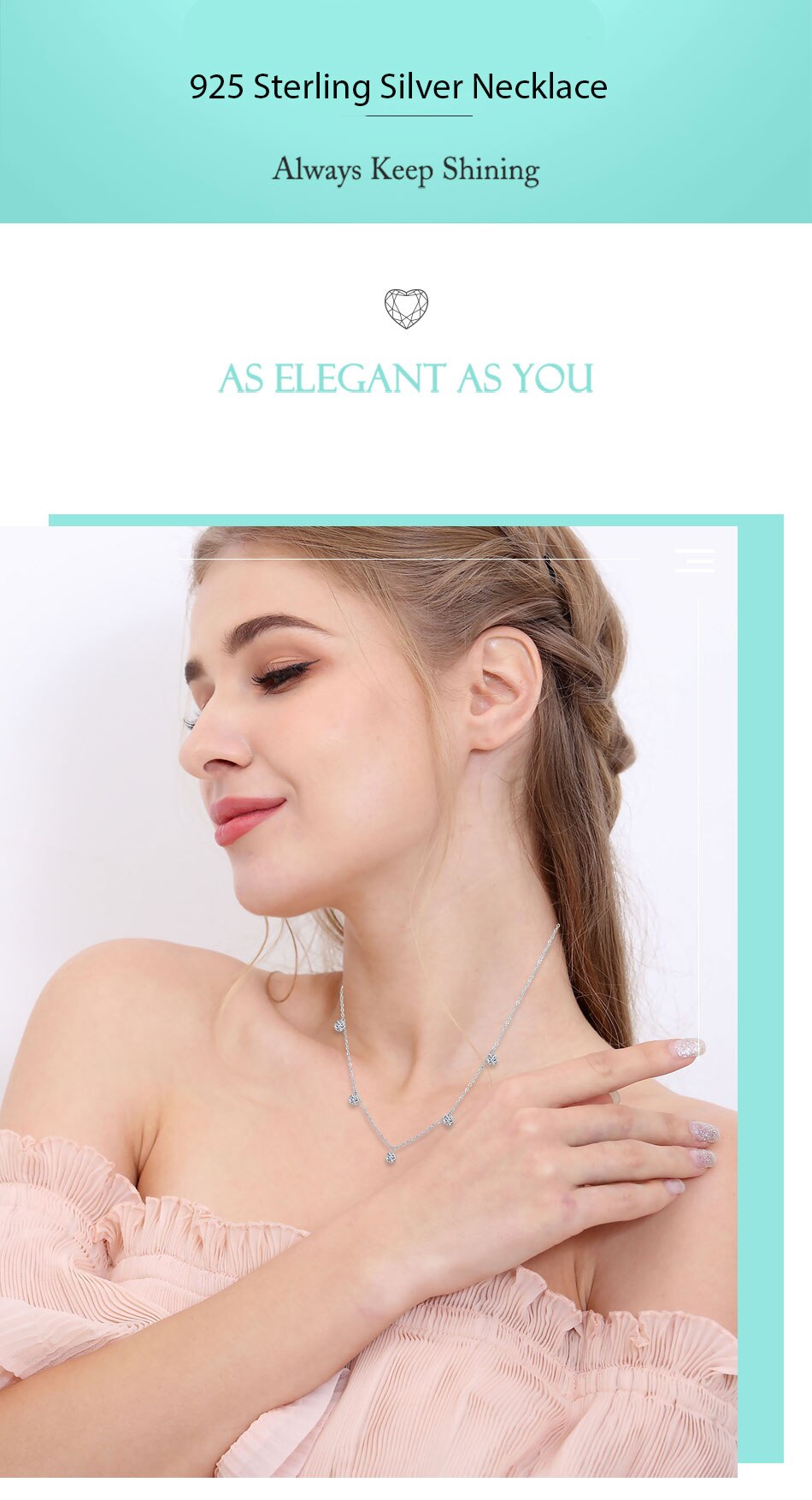 Victoriasvogue Real 100% 925 Silver Choker Rhinestone star pendant Necklace Crystal Women Chain Sterling Silver Fine Jewelry Gift