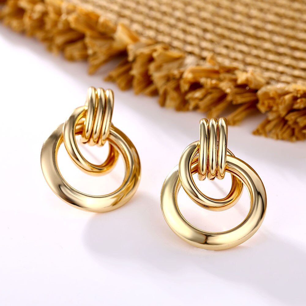 Victoriasvogue Fashion Vintage Earrings For Women Big Geometric Statement Gold Metal Drop Earrings 2020 Trendy Earings Jewelry Accessories Victoriasvogue Fashion Vintage Earrings For Women Big Geometric Statement Gold Metal Drop Earrings 2020 Trendy Earings Jewelry Accessories