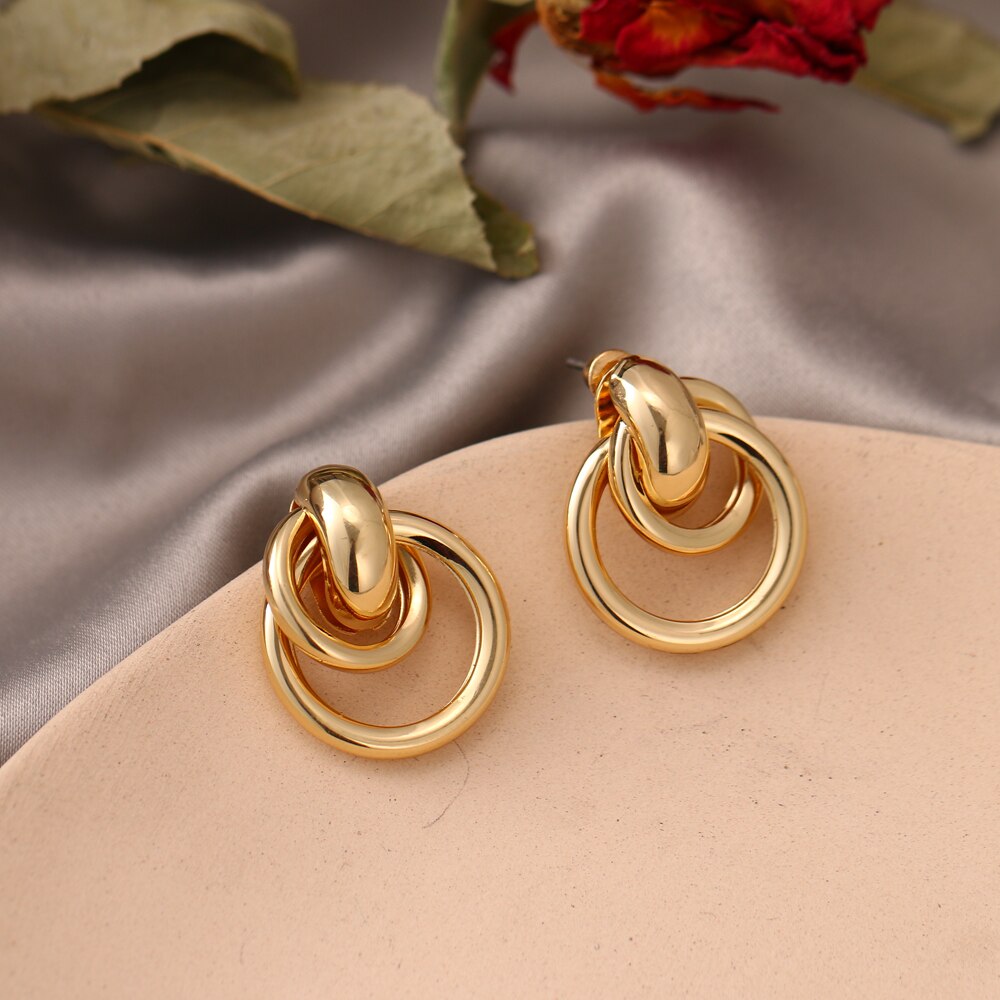 Victoriasvogue Fashion Vintage Earrings For Women Big Geometric Statement Gold Metal Drop Earrings 2020 Trendy Earings Jewelry Accessories Victoriasvogue Fashion Vintage Earrings For Women Big Geometric Statement Gold Metal Drop Earrings 2020 Trendy Earings Jewelry Accessories