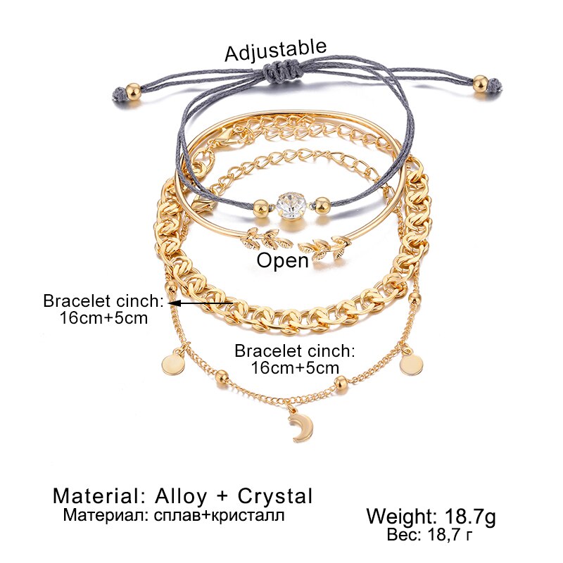 victoriasvogue Vintage Chain Bracelet For Women Men Korean Female Bangles Bracelet 2021 Charms Fashion Jewelry Gift