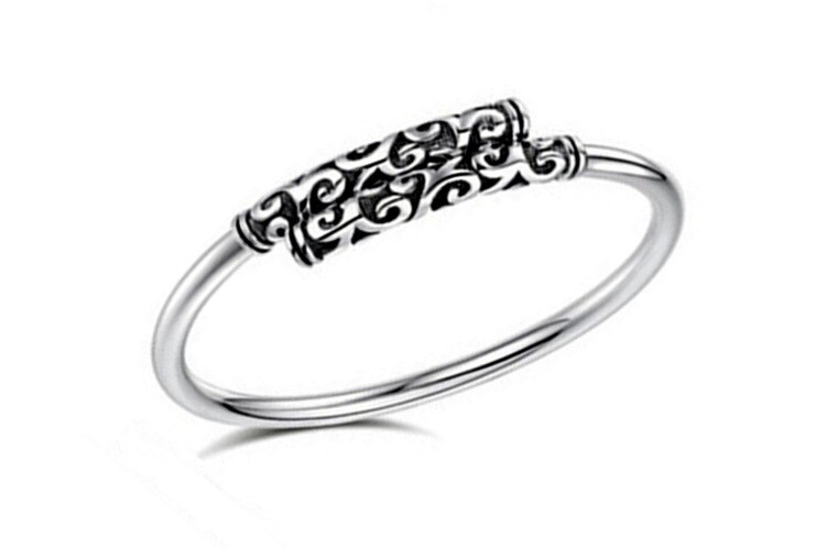 Victoria's Vogue New Simple Creative Wukong's Weapon Bracelets 925 Sterling Silver Jewelry Fashion Personality Hoop Bar Couple Bangles