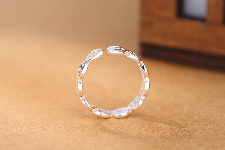 Victoria's Vogue Creative Exquisite Fashion New 925 Sterling Silver Jewelry Ancient Coins Round Hollow Opening Rings