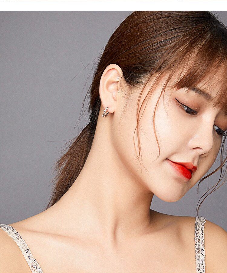 Victoria's Vogue Silver 925 Jewelry Elegant Butterflies Ear Hoops Earrings for Women Sterling Silver Fine Jewelry Pendientes SCE927 Victoria's Vogue Silver 925 Jewelry Elegant Butterflies Ear Hoops Earrings for Women Sterling Silver Fine Jewelry Pendientes SCE927