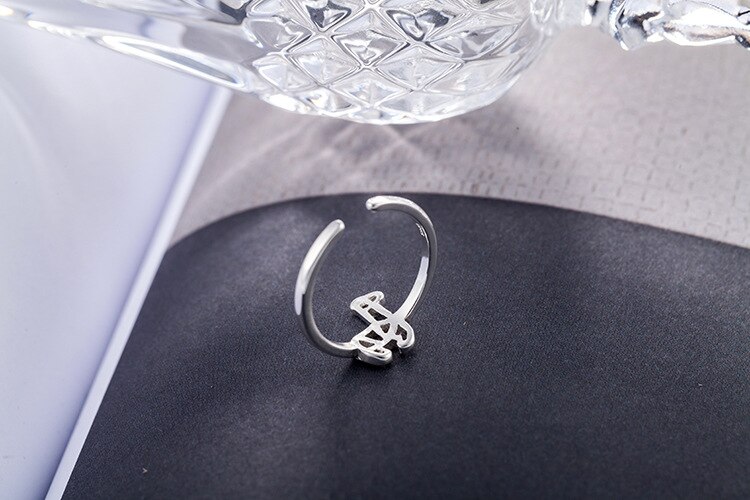 Victoria's Vogue New Ethnic Style Cute Animal 925 Sterling Silver Jewelry Creative Small Deer Personality Opening Rings Victoria's Vogue New Ethnic Style Cute Animal 925 Sterling Silver Jewelry Creative Small Deer Personality Opening Rings