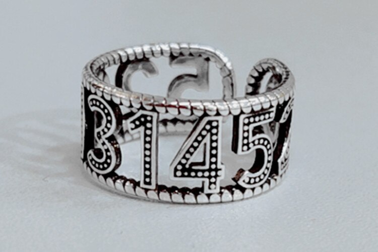 Victoria's Vogue New Creative Retro Thai Silver Numerals 5201314 Means I Love You Forever 925 Sterling Silver Jewelry Popular Opening Rings
