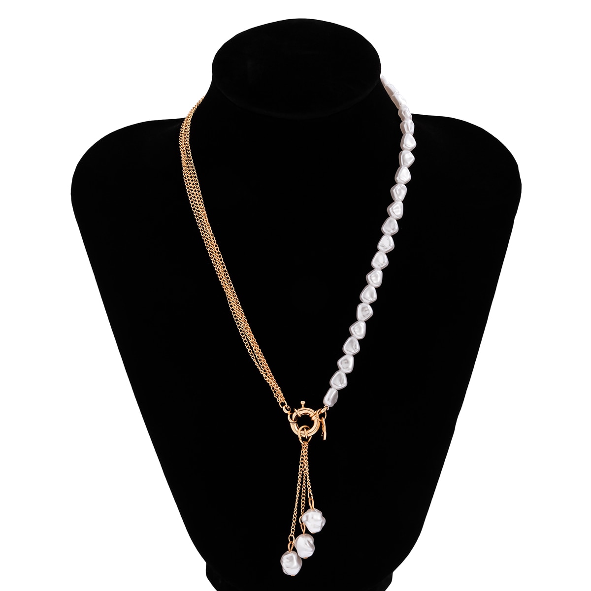 victoria’s vogue Baroque Imitation Pearl Long Tassel Pendant Necklaces ...