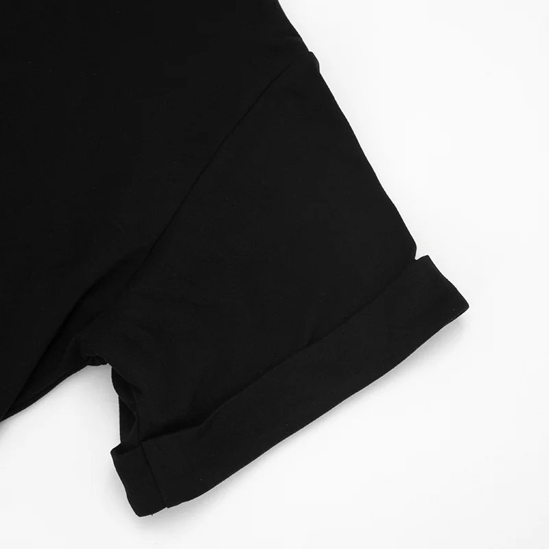 Victoria's Vogue Short Sleeve Ruched Sexy Mini Dress Women Elegant Black Metal Buckle Half High Neck High Waist Bodycon Club Dress Victoria's Vogue Short Sleeve Ruched Sexy Mini Dress Women Elegant Black Metal Buckle Half High Neck High Waist Bodycon Club Dress