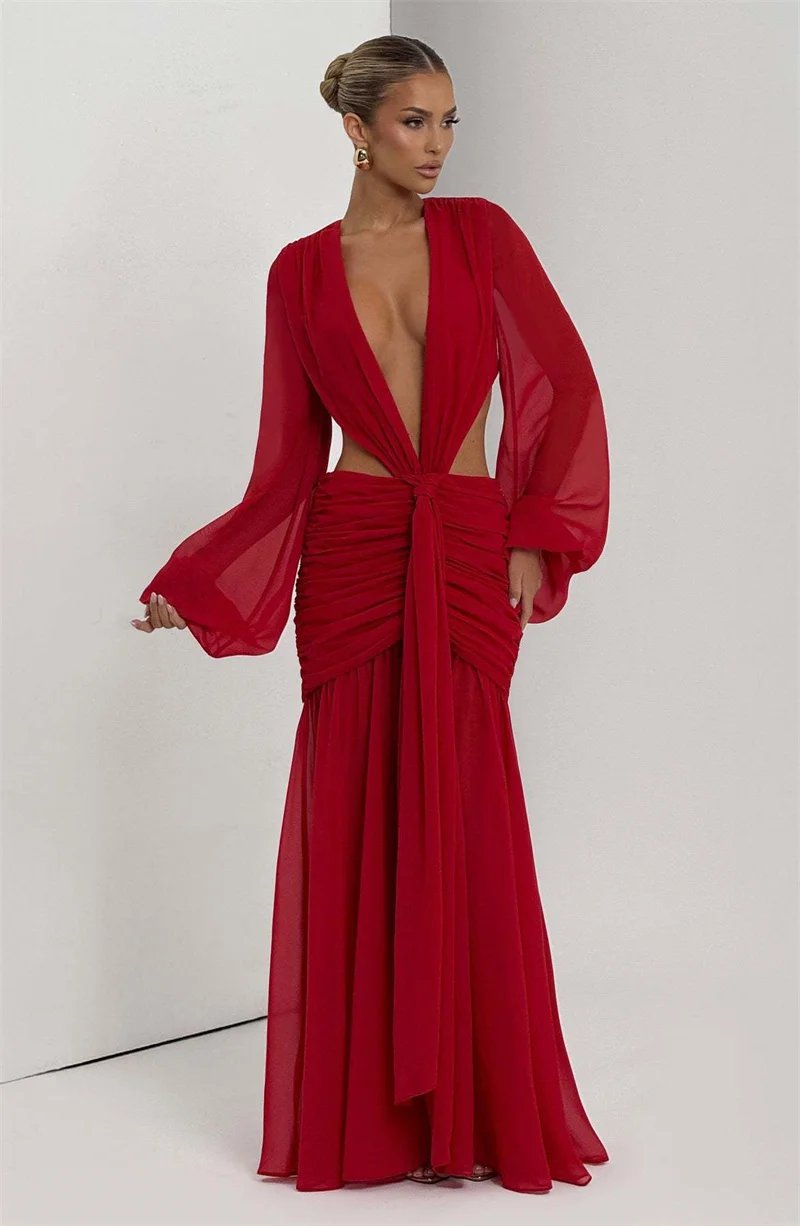 Victoria's Vogue Leopard Print Long Sleeve Sexy Maxi Dress Women Fashion Hollow Out Backless Draped Ruched Bodycon Club Party Long Dress Victoria's Vogue Leopard Print Long Sleeve Sexy Maxi Dress Women Fashion Hollow Out Backless Draped Ruched Bodycon Club Party Long Dress