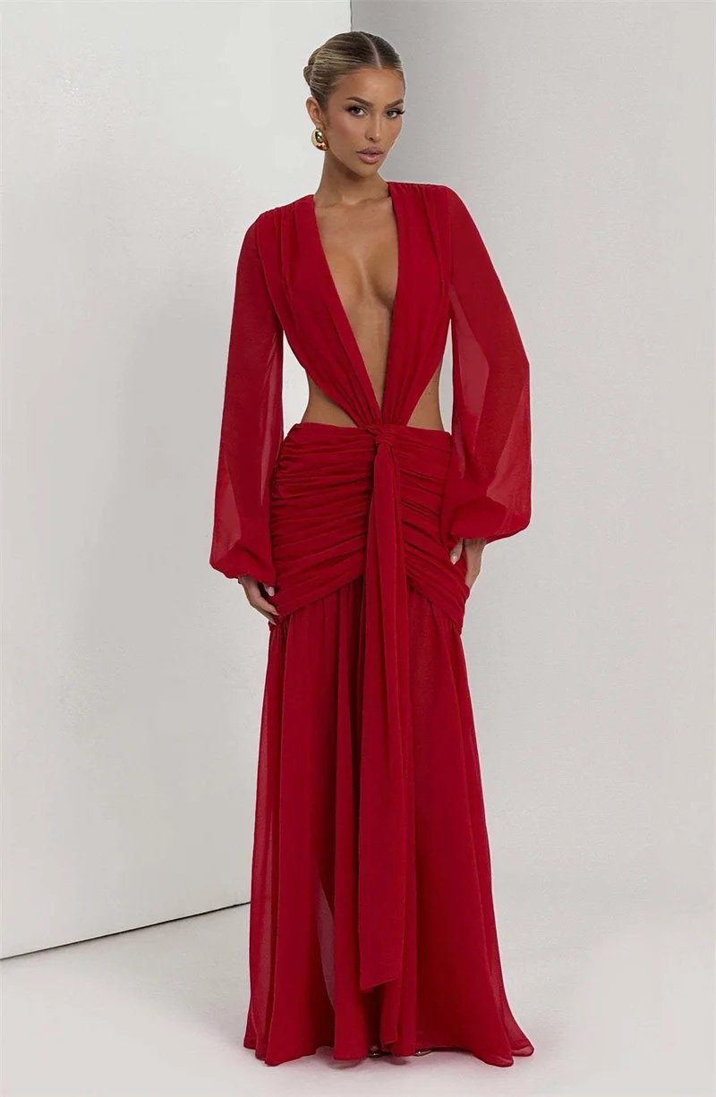 Victoria's Vogue Leopard Print Long Sleeve Sexy Maxi Dress Women Fashion Hollow Out Backless Draped Ruched Bodycon Club Party Long Dress Victoria's Vogue Leopard Print Long Sleeve Sexy Maxi Dress Women Fashion Hollow Out Backless Draped Ruched Bodycon Club Party Long Dress