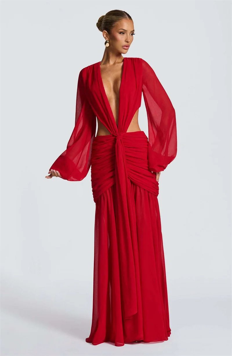 Victoria's Vogue Leopard Print Long Sleeve Sexy Maxi Dress Women Fashion Hollow Out Backless Draped Ruched Bodycon Club Party Long Dress Victoria's Vogue Leopard Print Long Sleeve Sexy Maxi Dress Women Fashion Hollow Out Backless Draped Ruched Bodycon Club Party Long Dress