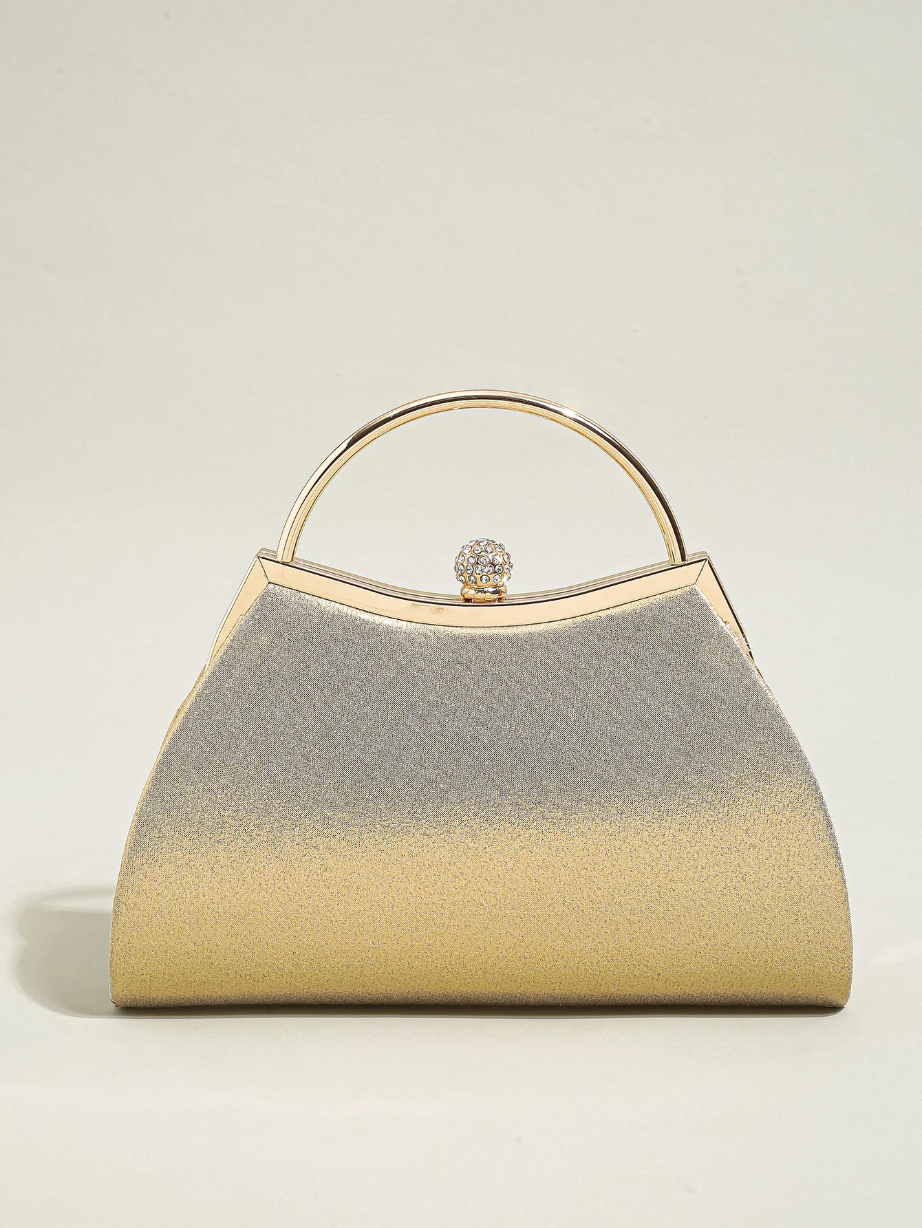 Victoria's Vogue 1 PC Ruched Evening Bag For Women, Top Ring Clutch Purse, Rhinestone Decor Handbags For Wedding Prom Dinner Victoria's Vogue 1 PC Ruched Evening Bag For Women, Top Ring Clutch Purse, Rhinestone Decor Handbags For Wedding Prom Dinner