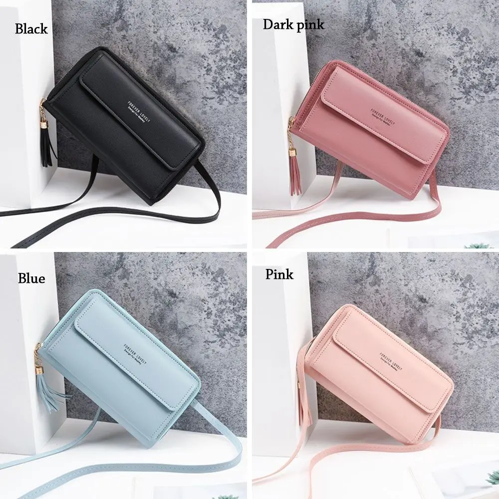 Victoria's Vogue Women Fashion Shoulder Strap Bag Tassel Handbags Long Wallet Cell Phone Bag Multifunction Crossbody Bag Small Card Holder Victoria's Vogue Women Fashion Shoulder Strap Bag Tassel Handbags Long Wallet Cell Phone Bag Multifunction Crossbody Bag Small Card Holder