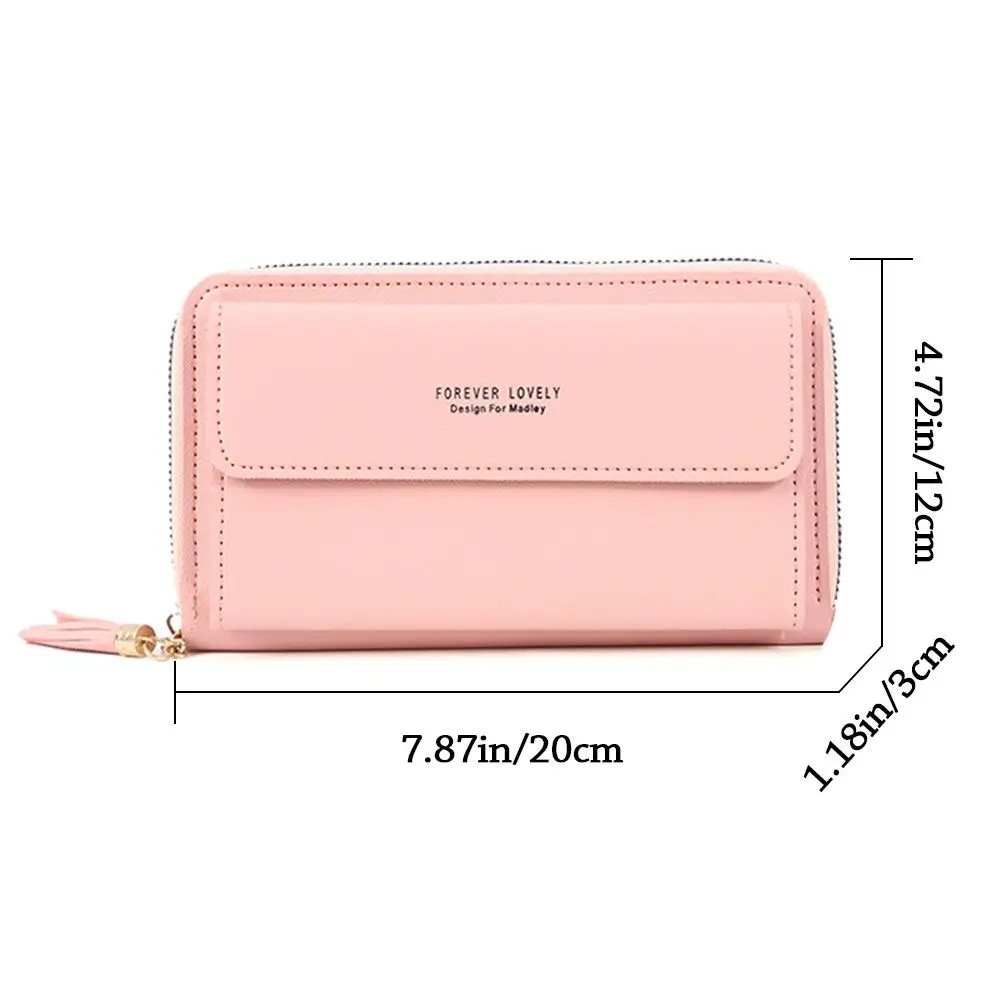 Victoria's Vogue Women Fashion Shoulder Strap Bag Tassel Handbags Long Wallet Cell Phone Bag Multifunction Crossbody Bag Small Card Holder Victoria's Vogue Women Fashion Shoulder Strap Bag Tassel Handbags Long Wallet Cell Phone Bag Multifunction Crossbody Bag Small Card Holder