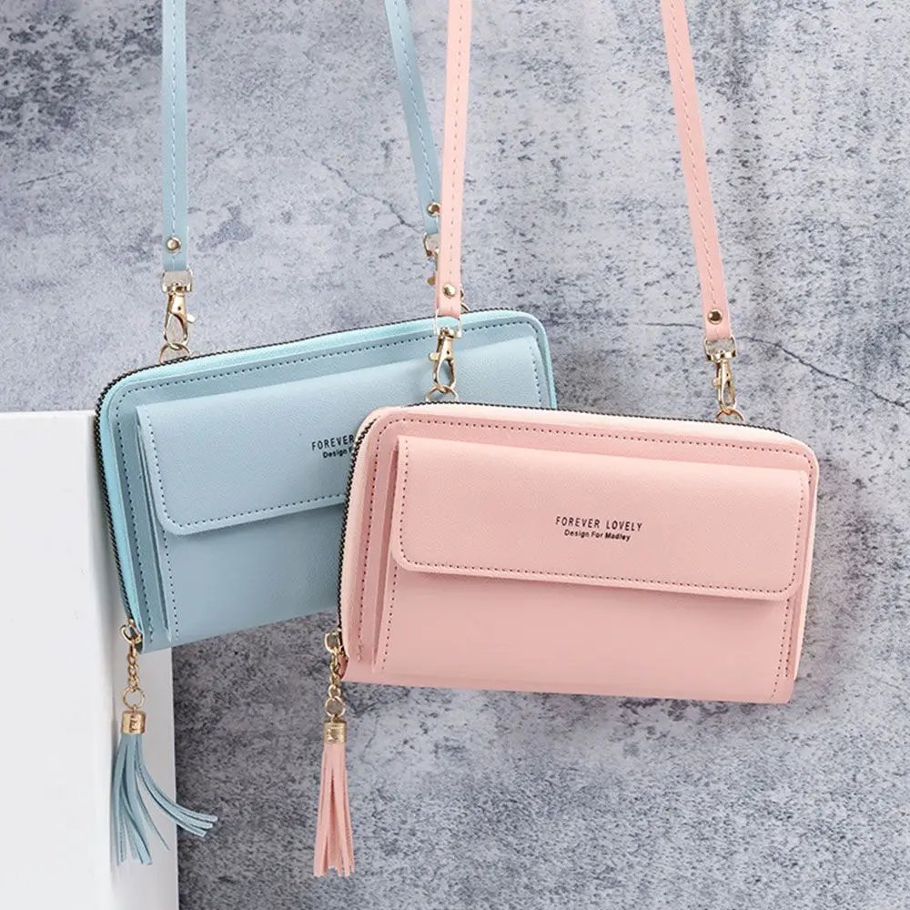 Victoria's Vogue Women Fashion Shoulder Strap Bag Tassel Handbags Long Wallet Cell Phone Bag Multifunction Crossbody Bag Small Card Holder Victoria's Vogue Women Fashion Shoulder Strap Bag Tassel Handbags Long Wallet Cell Phone Bag Multifunction Crossbody Bag Small Card Holder