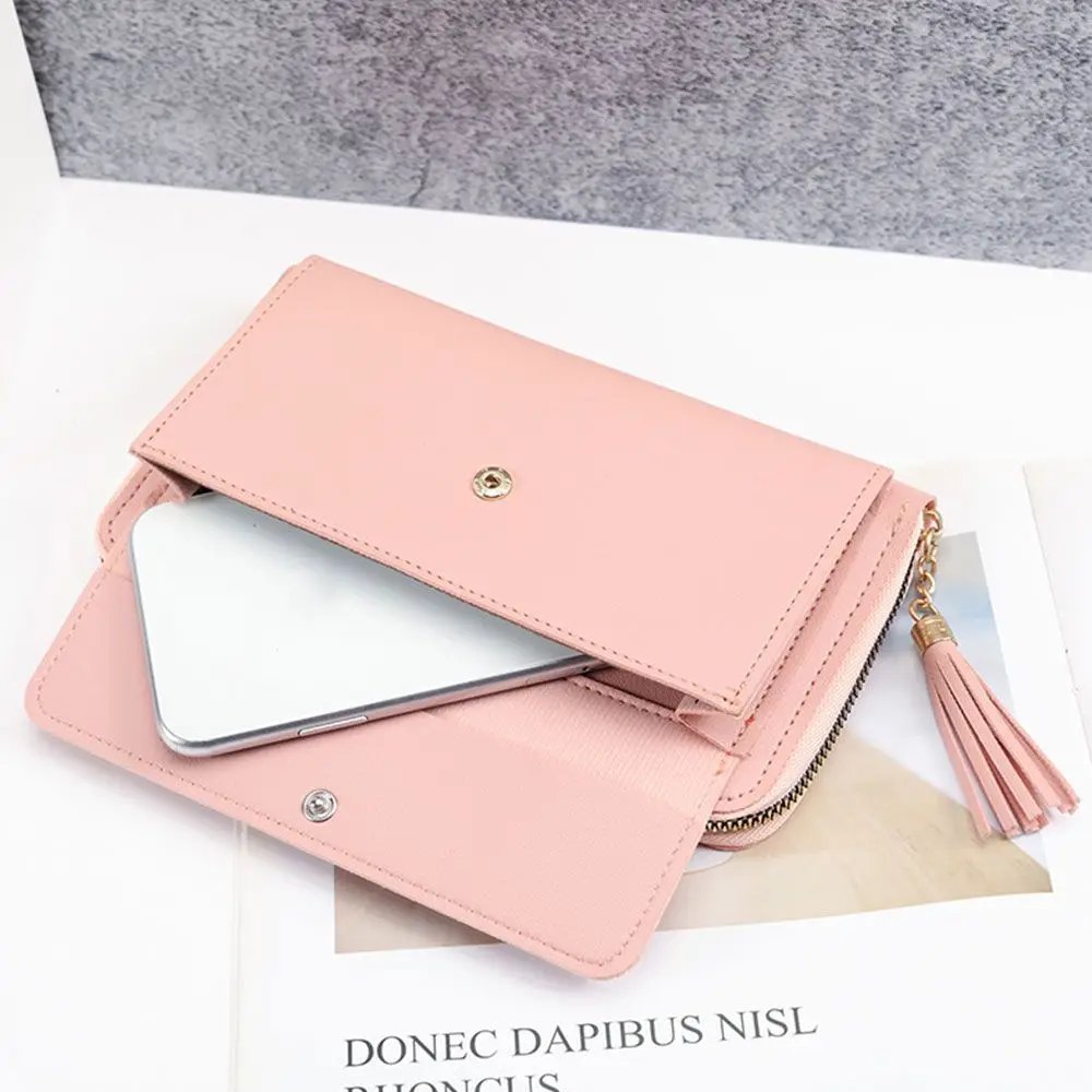 Victoria's Vogue Women Fashion Shoulder Strap Bag Tassel Handbags Long Wallet Cell Phone Bag Multifunction Crossbody Bag Small Card Holder Victoria's Vogue Women Fashion Shoulder Strap Bag Tassel Handbags Long Wallet Cell Phone Bag Multifunction Crossbody Bag Small Card Holder