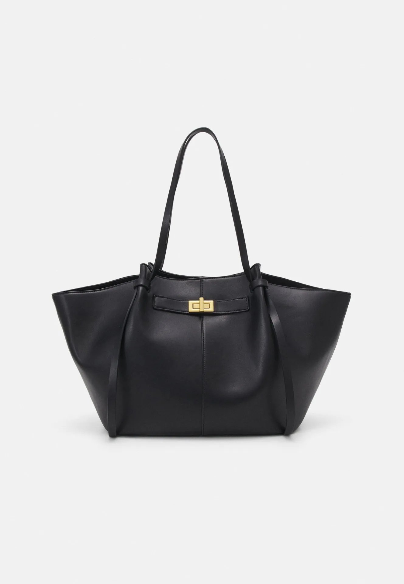 Victoria's Vogue Fashion Large Capacity Trapeze Bag Designer Chic Lock Women Shoulder Bags Luxury Pu Leather Handbags Trend Underarm Bag 2025