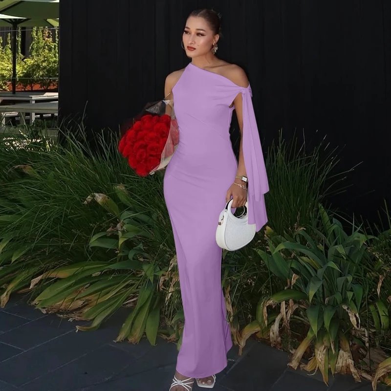 Victorias Vogue  Fashion Solid O Neck Sleeveless Patchwork Sexy Bodycon Maxi Prom Dress Summer Women Clothes Party Festival Club Y2K
