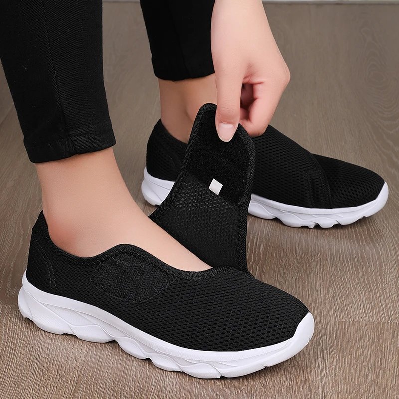 Victoria'S Vogue New Casual Orthopedics Wide Feet Swollen Shoes Thumb Eversion Adjusting Soft Comfortable Diabetic Shoe Walking Shoes