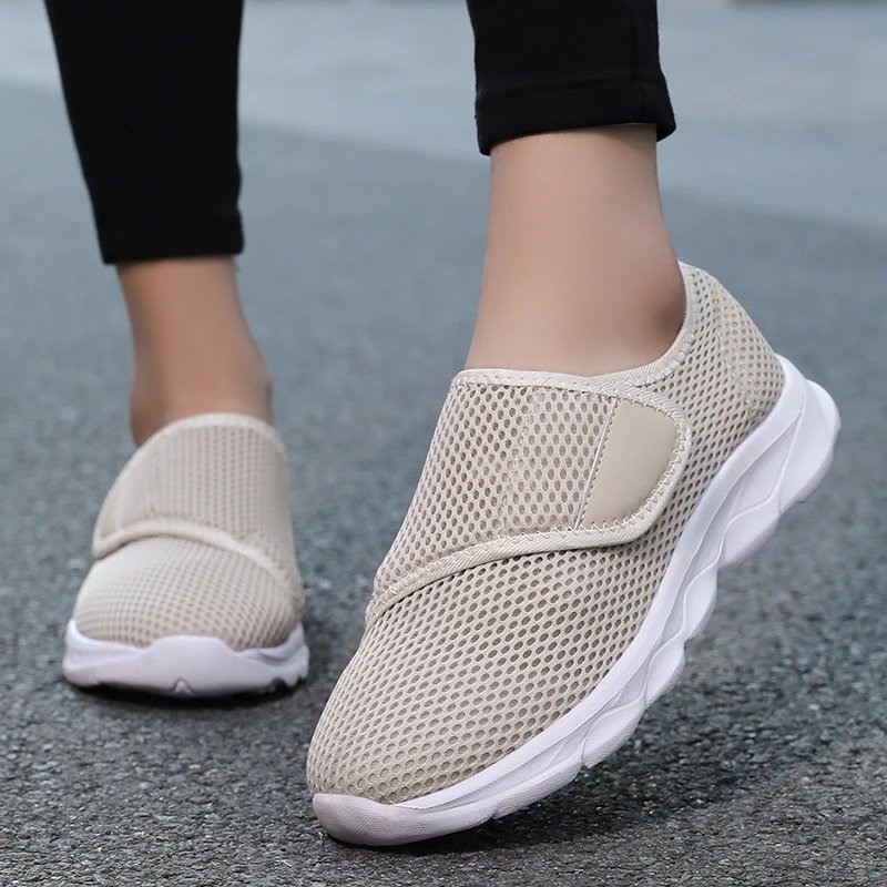 Victoria'S Vogue New Casual Orthopedics Wide Feet Swollen Shoes Thumb Eversion Adjusting Soft Comfortable Diabetic Shoe Walking Shoes