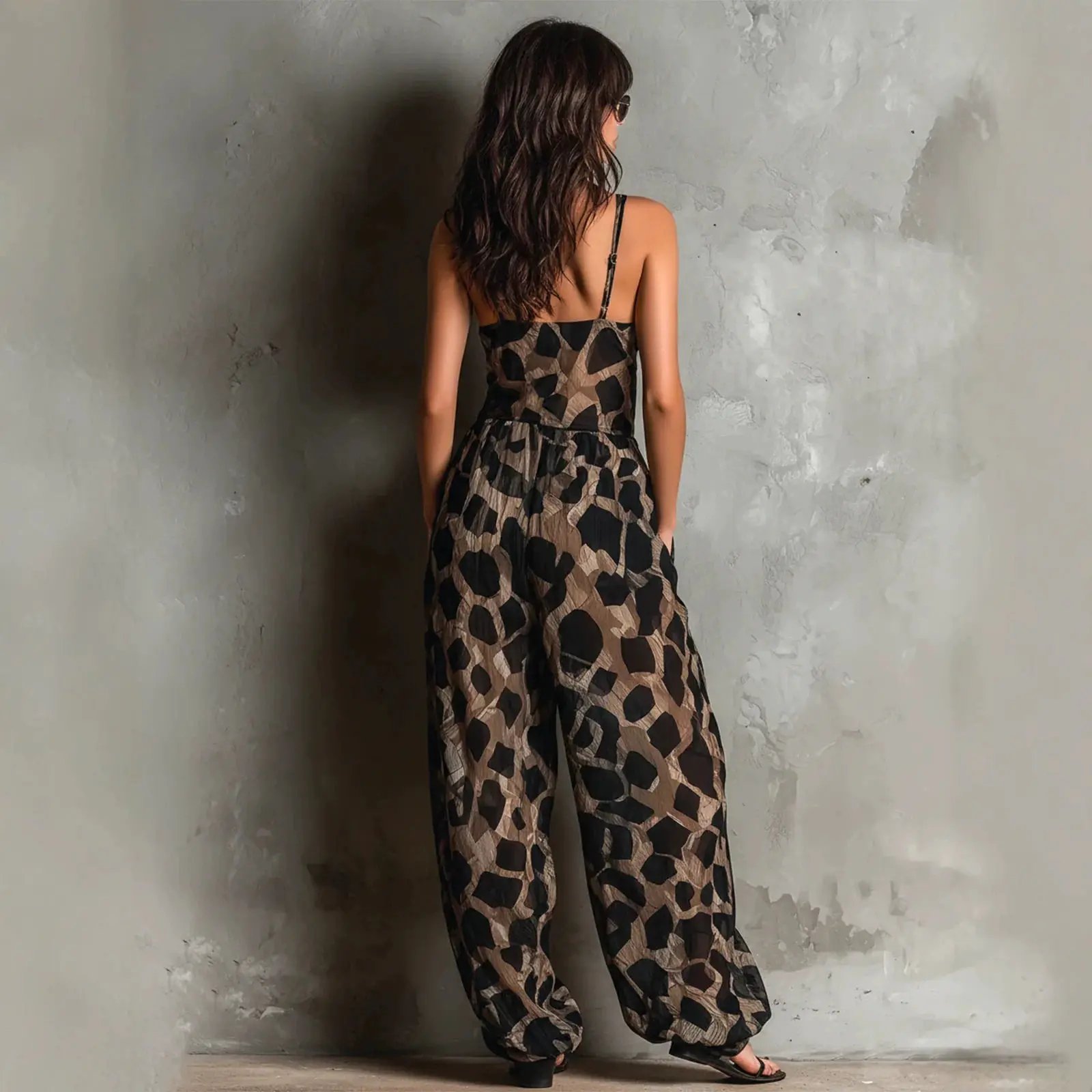 Victoria'S Vogue Sexy Leopard Print Long Jumpsuits Women Thin Strap Sleeveless V Neck Twist Front Wide Leg Pants Playsuit 2026 Female Overall Victoria'S Vogue Sexy Leopard Print Long Jumpsuits Women Thin Strap Sleeveless V Neck Twist Front Wide Leg Pants Playsuit 2026 Female Overall