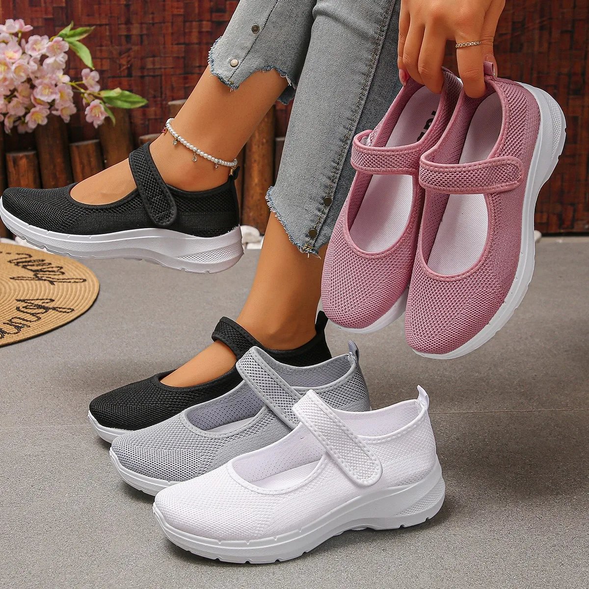 Victoria'S Vogue *Fashionable Thick Soled Breathable Vulcanized Shoes for Spring/autumn New Round Toe Comfortable Casual Sports Shoes for Women