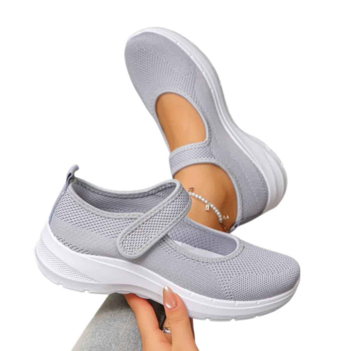Victoria'S Vogue *Fashionable Thick Soled Breathable Vulcanized Shoes for Spring/autumn New Round Toe Comfortable Casual Sports Shoes for Women