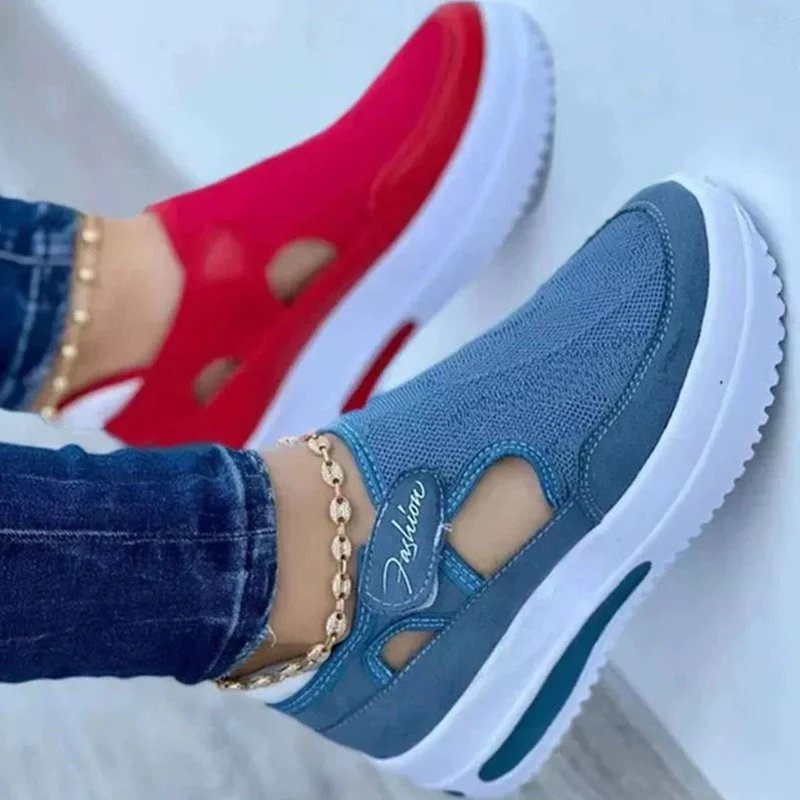Victoria's Vogue Red Casual Shoes, WOMEN'S Breathable Fashion Brand, Summer WOMEN'S Sandals Platform, Vulcanized Shoes, WOMEN'S New Sports Shoes