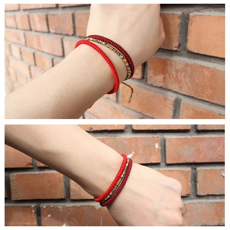 Victoria'S Vogue New Lucky Red String Bracelet Men Women Tibetan Buddha Prayer Handmade Yoga Prayer Rope thread Bracelet Size Adjustable Victoria'S Vogue New Lucky Red String Bracelet Men Women Tibetan Buddha Prayer Handmade Yoga Prayer Rope thread Bracelet Size Adjustable