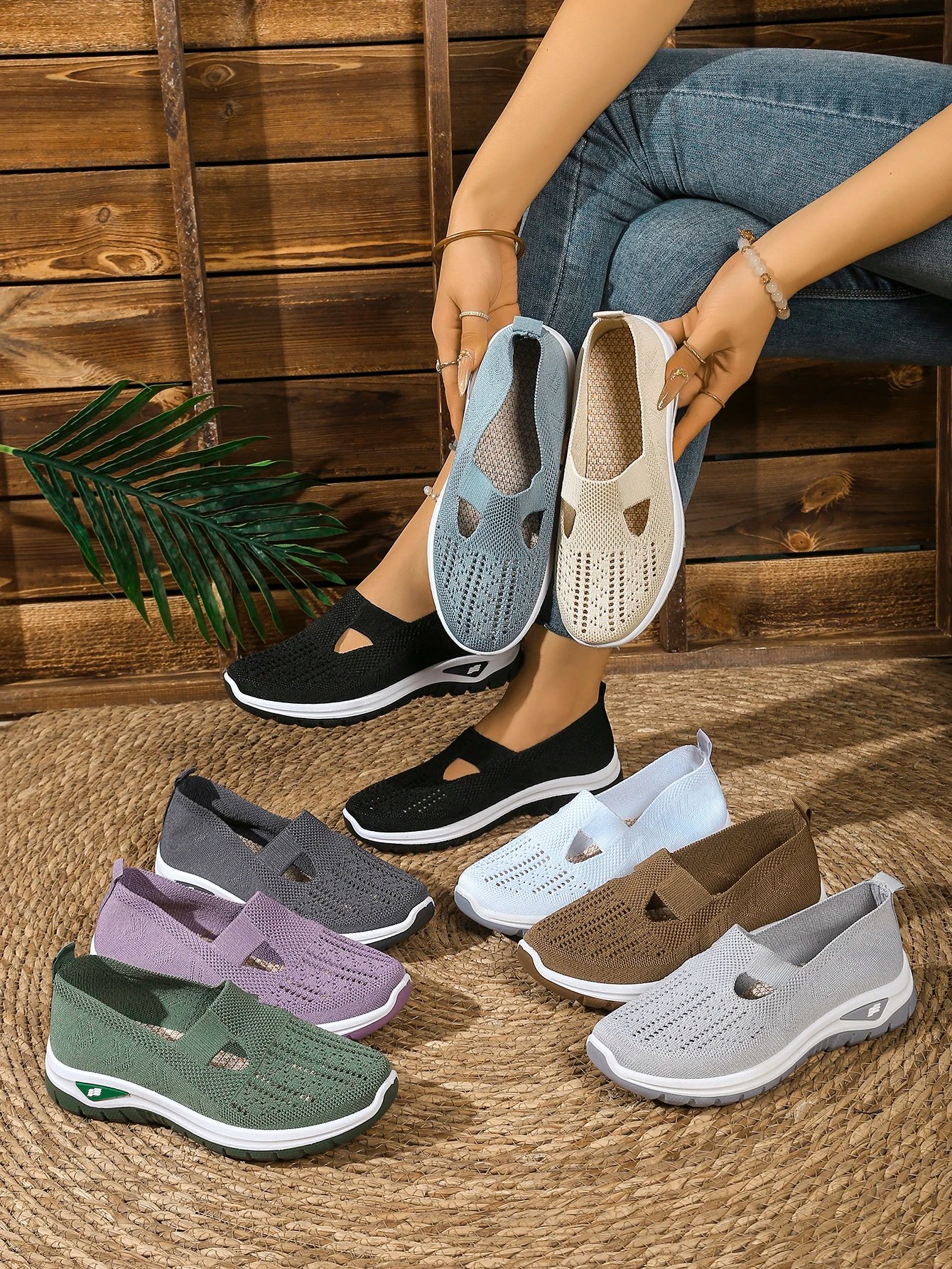 Victoria'S Vogue Women Breathable Mesh Flat Mules Lightweight Slip On Walking Shoes Comfort Versatile Daily Outdoor Travel Casual Mother Footwear Victoria'S Vogue Women Breathable Mesh Flat Mules Lightweight Slip On Walking Shoes Comfort Versatile Daily Outdoor Travel Casual Mother Footwear