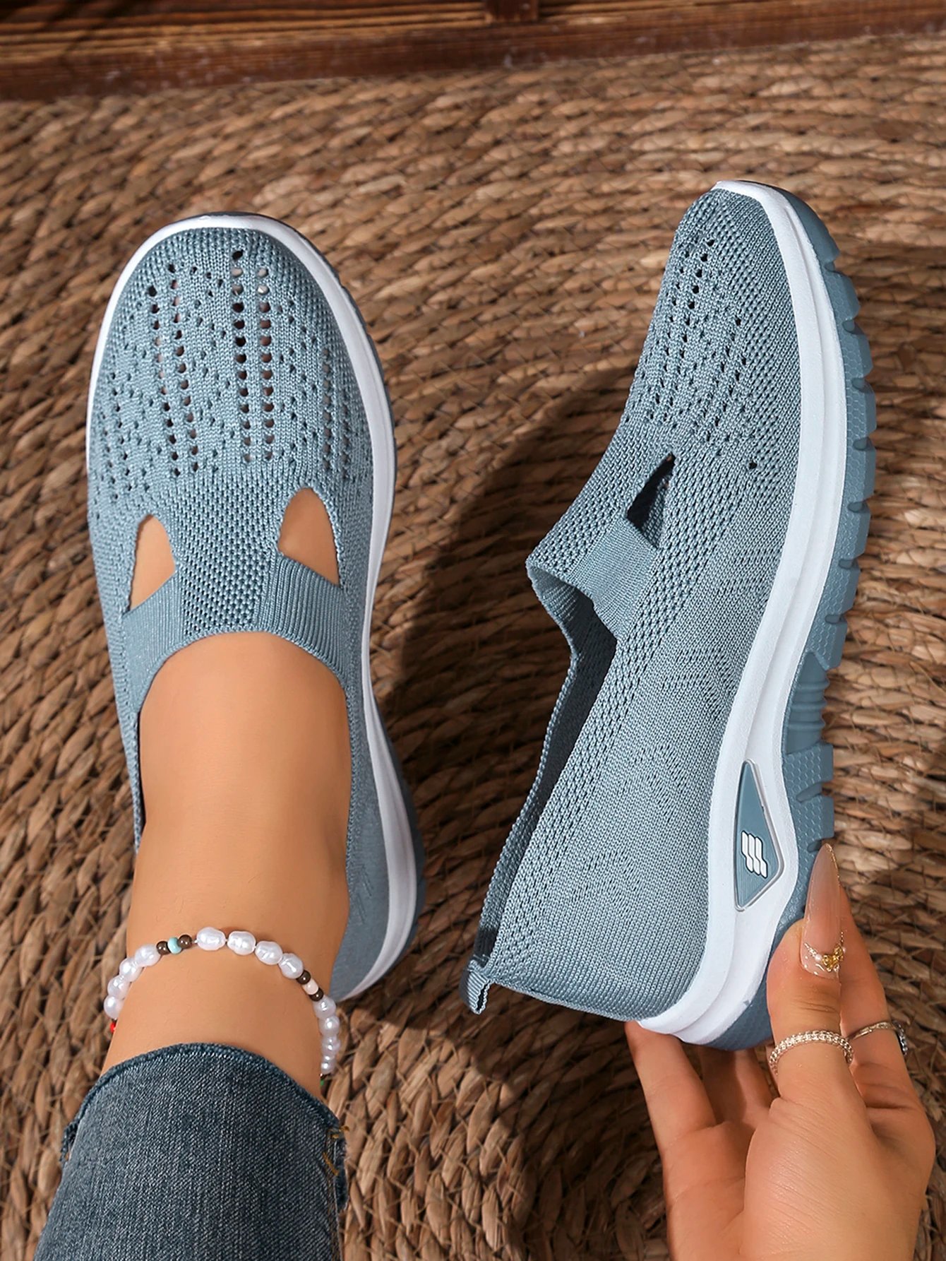 Victoria'S Vogue Women Breathable Mesh Flat Mules Lightweight Slip On Walking Shoes Comfort Versatile Daily Outdoor Travel Casual Mother Footwear Victoria'S Vogue Women Breathable Mesh Flat Mules Lightweight Slip On Walking Shoes Comfort Versatile Daily Outdoor Travel Casual Mother Footwear
