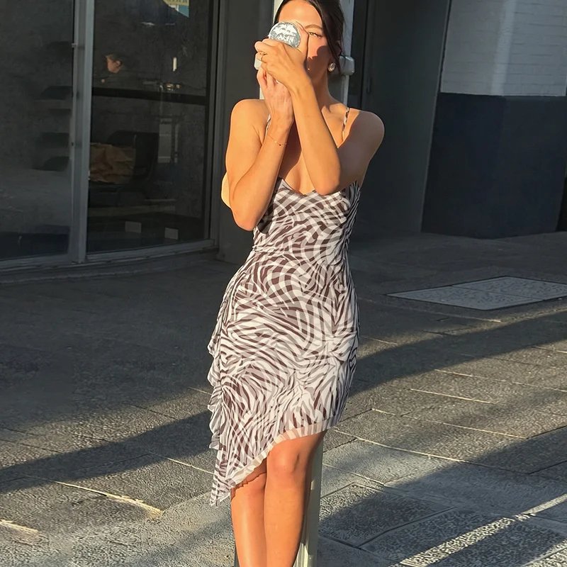 Victoria'S Vogue Women Zebra Print Slip Sexy Mini Dress V Neck Criss Cross Backless Spaghetti Strap Irregular Hem Party Club Short Dress Victoria'S Vogue Women Zebra Print Slip Sexy Mini Dress V Neck Criss Cross Backless Spaghetti Strap Irregular Hem Party Club Short Dress