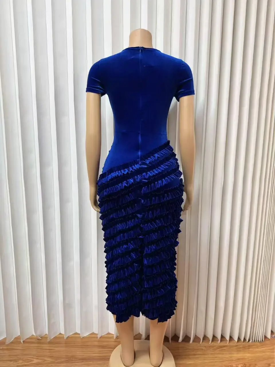 Victoria's Vogue African Dresses for Women Elegant Spring Summer Short Sleeve Dashiki Midi Dress Ladies Traditional African Clothing Ankara Dress