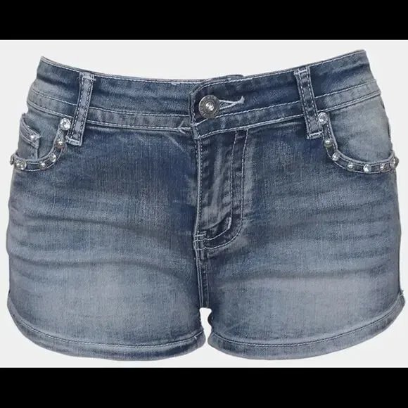 Victoria's Vogue Women Rider Motorcycle Wing Rivet Embroidery Shorts Y2k Vintage Gothic Hot Girl Sexy Washed Denim Shorts Low Waist Mini Skirts Victoria's Vogue Women Rider Motorcycle Wing Rivet Embroidery Shorts Y2k Vintage Gothic Hot Girl Sexy Washed Denim Shorts Low Waist Mini Skirts