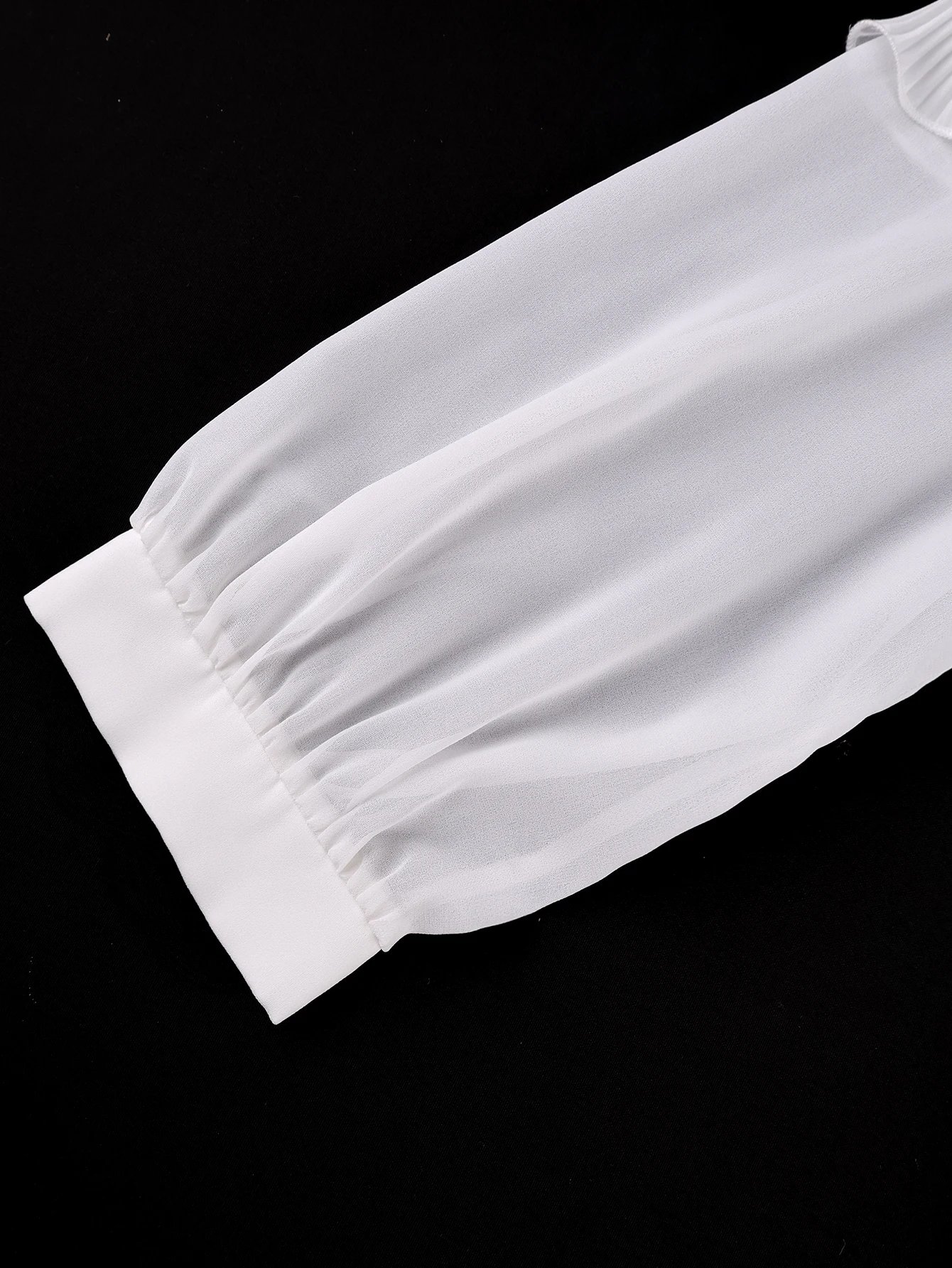 Victoria's Vogue Women A Line Pleated Chiffon Dress V Neck Puff Sleeves Beading Ruffles Waist Belt Fashion African Female Evening Party Gown