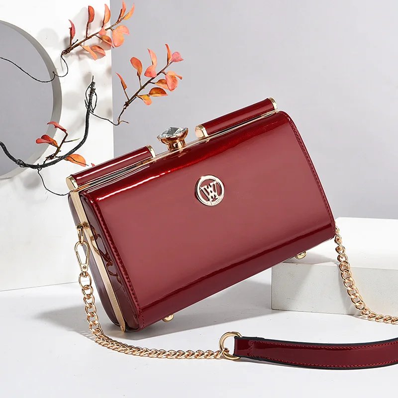 Victoria'S Vogue New Women Handbags Fashion Embossed Craftsmanship Portable Shoulder Bag Top-handle Diamond Ladies Bag Wedding Party Bags Women
