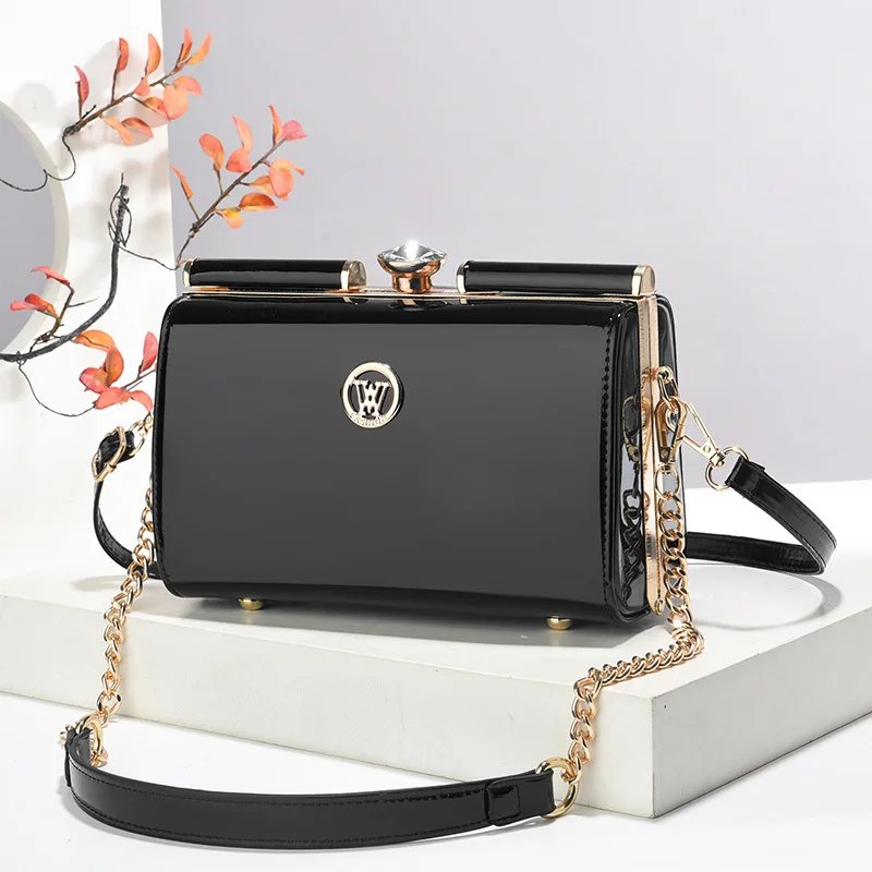 Victoria'S Vogue New Women Handbags Fashion Embossed Craftsmanship Portable Shoulder Bag Top-handle Diamond Ladies Bag Wedding Party Bags Women