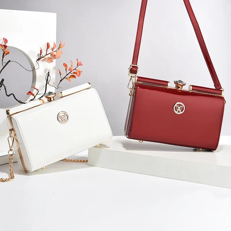 Victoria'S Vogue New Women Handbags Fashion Embossed Craftsmanship Portable Shoulder Bag Top-handle Diamond Ladies Bag Wedding Party Bags Women
